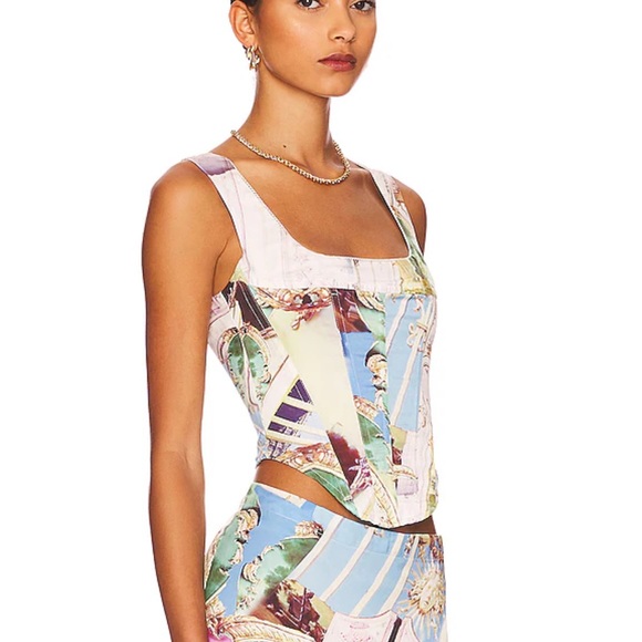 Miaou x Paloma Elsesser Campbell Corset in Baroque - Picture 2 of 3